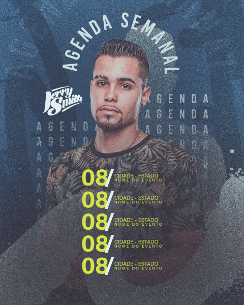 FLYER AGENDA SEMANAL JERRY SMITH