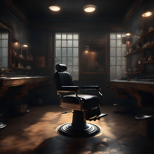 SALÃO DE BARBEARIA - BACKGROUND PARA COMPOSIÇÃO