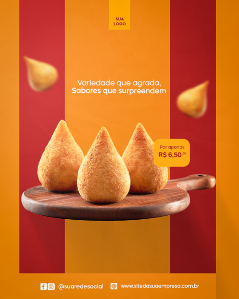 VARIEDADE QUE AGRADA, SABORES QUE SURPREENDEM