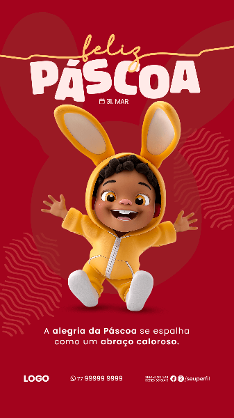 SOCIAL MEDIA FELIZ PÁSCOA