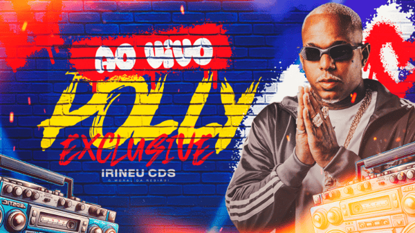 FLYER THUMB CAPA CD BANNER YOUTUBE AO VIVO POLLY EXCLUSIVE PSD EDITÁVEL