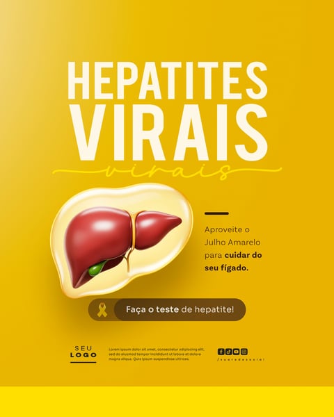 INÍCIO DO JULHO AMARELO HEPATITES VIRAIS CAMPANHA DE SAÚDE FEED