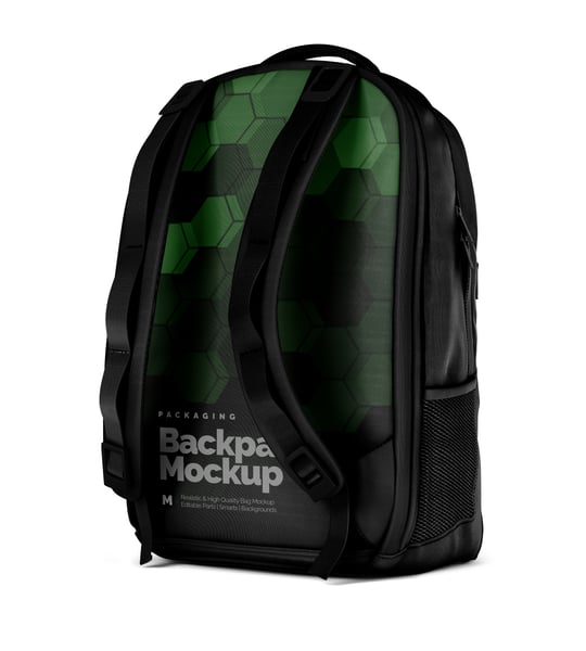 MOCHILA VISTA DE LADO PSD EDITÁVEL MOCKUP