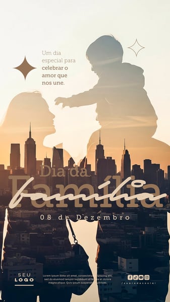 DIA DA FAMÍLIA 08 DE DEZEMBRO STORY SOCIAL MEDIA PSD EDITÁVEL 2