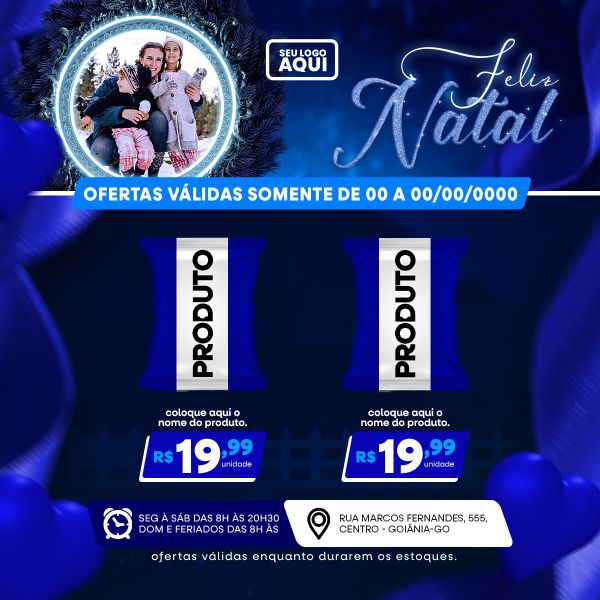 TABLÓIDE | FOLHETO | FELIZ NATAL | PSD EDITÁVEL