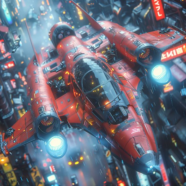 NAVE ESPACIAL NEON | FUTURISTA | BACKGROUND