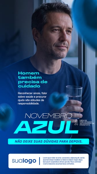 NOVEMBRO AZUL MÊS DE COMBATE AO CÂNCER DE PRÓSTATA SOCIAL MEDIA STORIES PSD EDITÁVEL 7