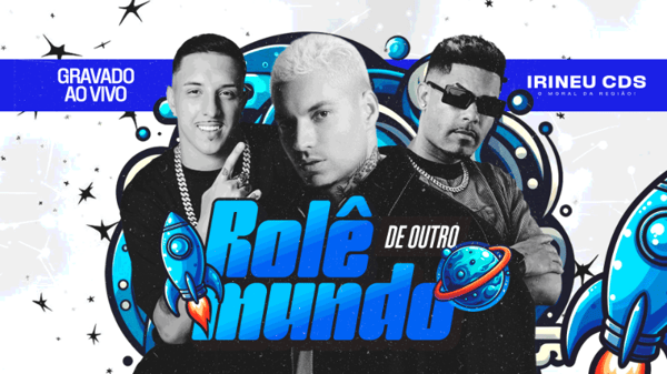 FLYER THUMB CAPA CD BANNER YOUTUBE ROLÊ DE OUTRO MUNDO PSD EDITÁVEL