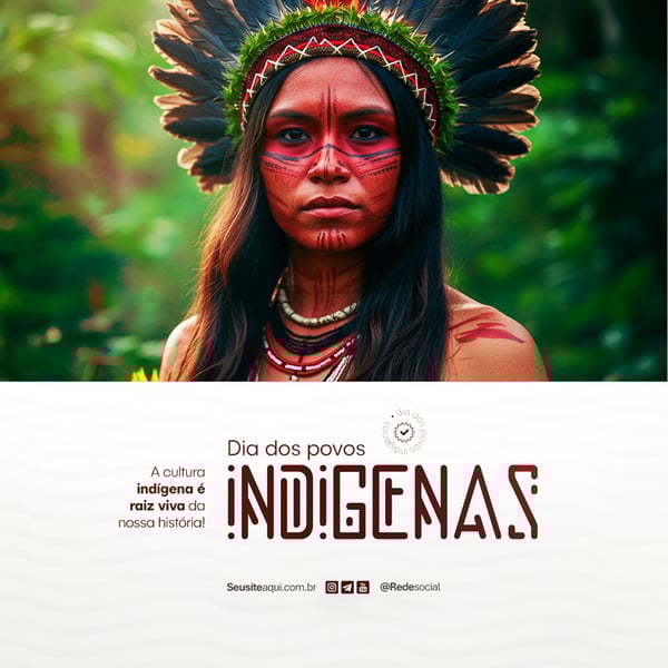 XNZ DIA DOS POVOS INDÍGENAS - DIA DO ÍNDIO - 19 DE ABRIL SOCIAL MEDIA PSD EDITÁVEL (18)