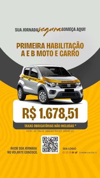 STORY - AUTO ESCOLA - VALORES CATEGORIA A E B