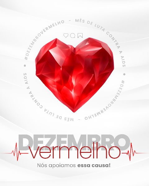 DEZEMBRO VERMELHO MÊS DE COMBATE CONTRA O HIV/AIDS 12
