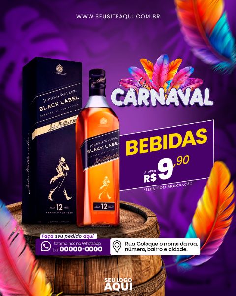 FEED - CARNAVAL | CARNIVAL | FESTA | PSD EDITÁVEL
