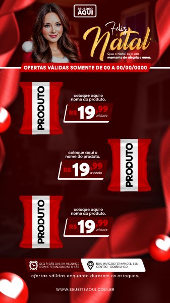 STORY | TABLÓIDE | FOLHETO | FELIZ NATAL | PSD EDITÁVEL