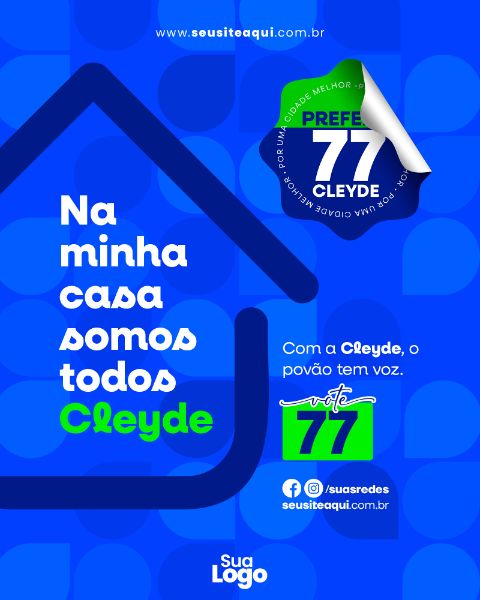 FEED VERTICAL - CAMPANHA POLITICA - SOCIAL MEDIA | PSD EDITÁVEL