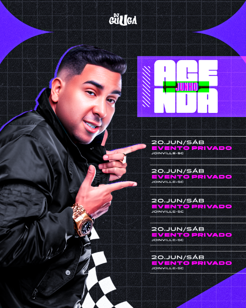 FLYER ARTISTA AGENDA - DJ GUUGA