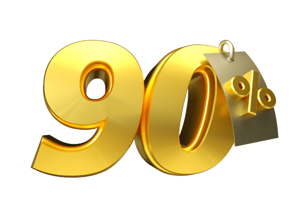 NÚMERO PORCENTAGEM FONTE GOLD 3D