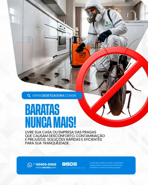 SERVIÇOS ESPECIALIZADOS DEDETIZAÇÃO SOCIAL MEDIA PSD EDITÁVEL 4