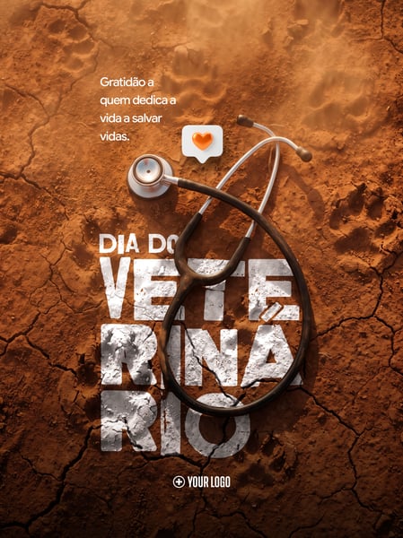 CARTAZ DIA DO VETERINÁRIO SOCIAL MEDIA FLYER PSD EDITÁVEL