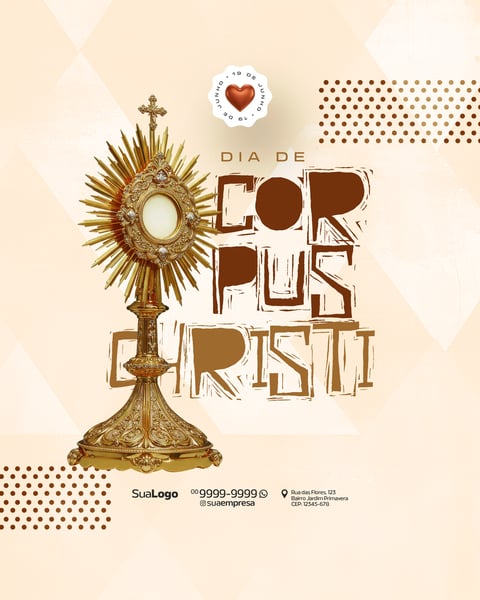 SOCIAL MEDIA DIA DE CORPUS CHRISTI 19 DE JUNHO