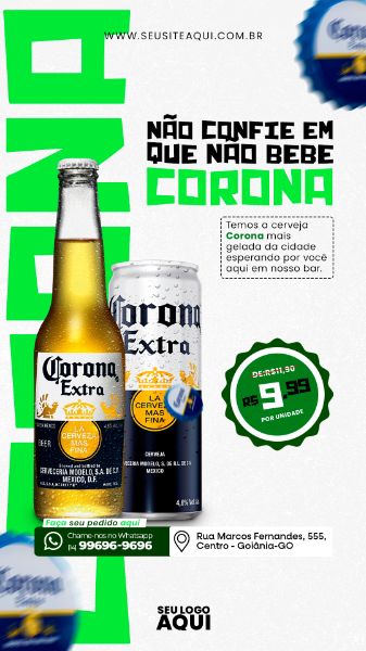 STORY | BAR | BOTECO | CERVEJARIA | DISK DE BEBIDAS | PSD EDITÁVEL