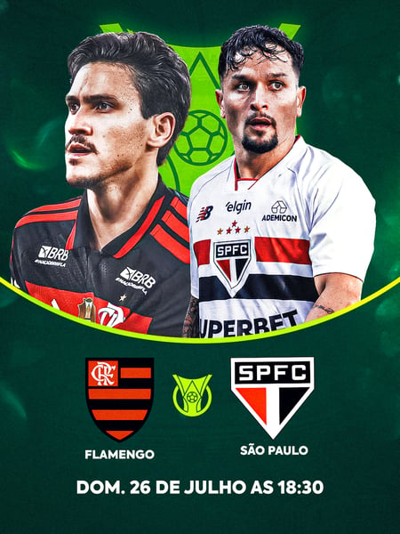 FLYER MATCHDAY FLAMENGO X SÃO PAULO BRASILEIRÃO