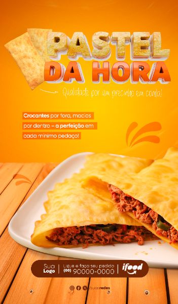 PASTEL COM PRECINHO EM CONTA PASTELARIA PASTEL SOCIAL MEDIA POST STORY
