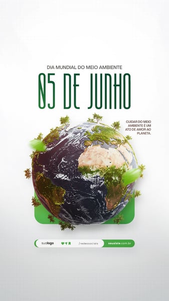 05 DE JUNHO - DIA MUNDIAL DO MEIO AMBIENTE SOCIAL MEDIA PSD EDITÁVEL 11
