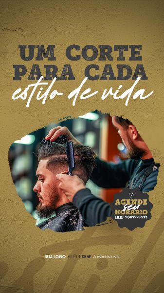STORY - BARBEIRO - UM CORTE PARA CADA ESTILO DE VIDA