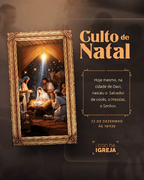 SOCIAL MEDIA - CULTO DE NATAL