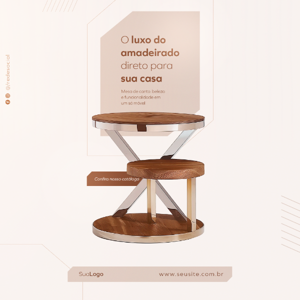 LOJA DE MÓVEIS E DECORAÇÃO SOCIAL MEDIA FEED