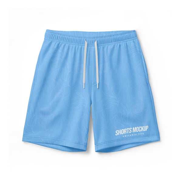 Shorts Mockup PSD editável