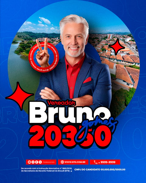 SOCIAL MEDIA BRUNO GOMES CANDIDATO FEED