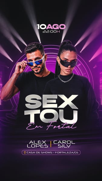18 FLYER EVENTO SEXTOU STORY PSD EDITÁVEL
