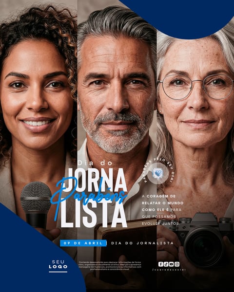 DIA DO JORNALISTA 07 DE ABRIL SOCIAL MEDIA PSD EDITÁVEL 5