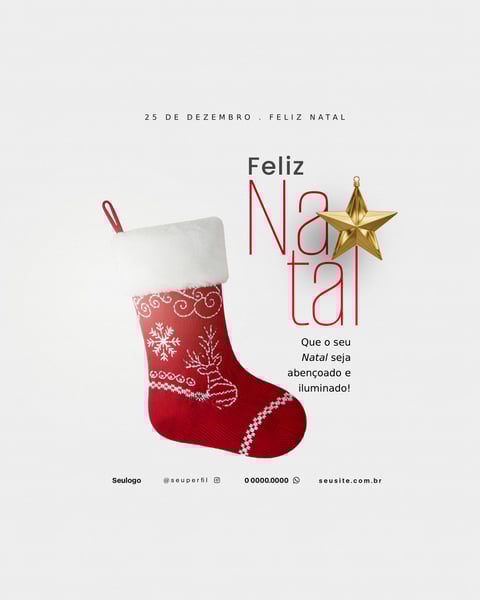 feliz natal flyer