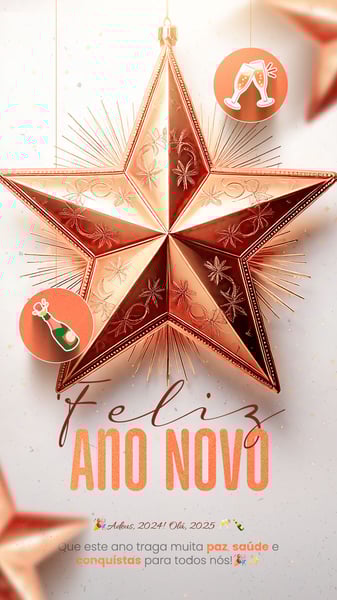 BBB SOCIAL MEDIA ANO NOVO STORY QUE ESTE ANO TRAGA MUITA PAZ, SAÚDE E CONSQUISTAS