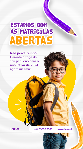 VOLTA AS AULAS: MATRÍCULAS ABERTAS 8