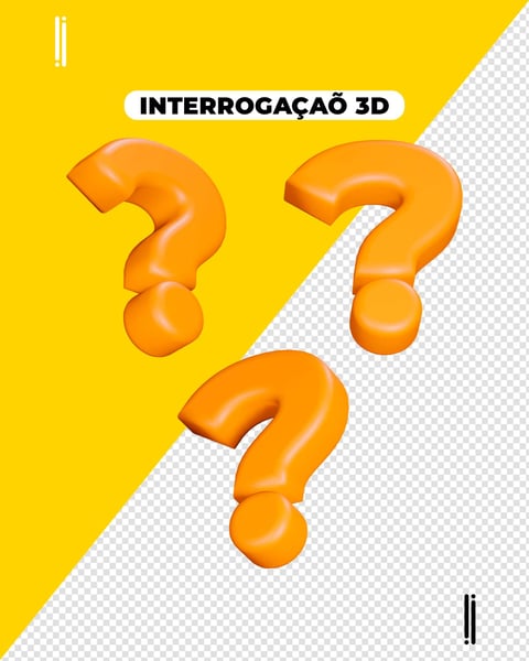 PONTO DE INTERROGAÇÃO | ELEMENTO 3D