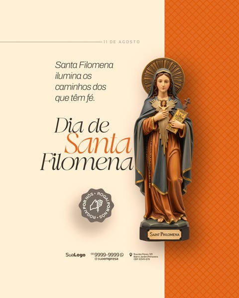 SOCIAL MEDIA DIA DE SANTA FILOMENA