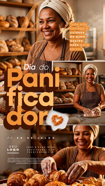 DIA DO PANIFICADOR 08 DE JULHO STORY SOCIAL MEDIA PSD EDITÁVEL 4