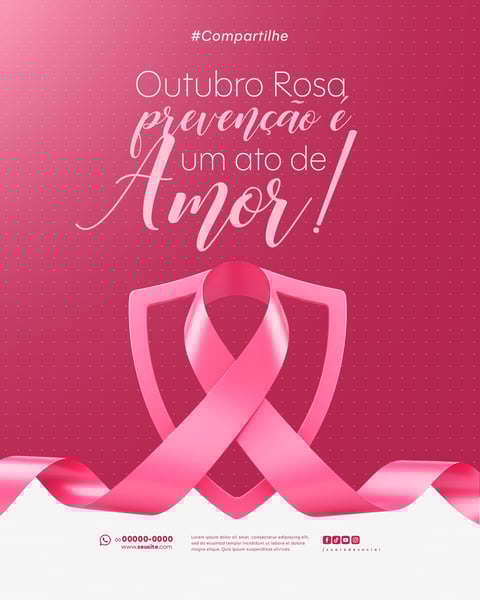 OUTUBRO ROSA CAMPANHA DE CONSCIENTIZAÇÃO E PREVENÇÃO DO CÂNCER DA MAMA E DO COLO DO ÚTERO 23
