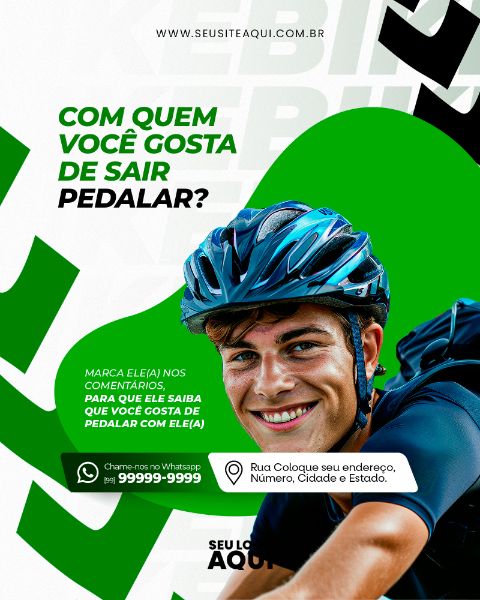 FEED - BICICLETARIA - SOCIAL MEDIA - BIKE - PSD EDITÁVEL