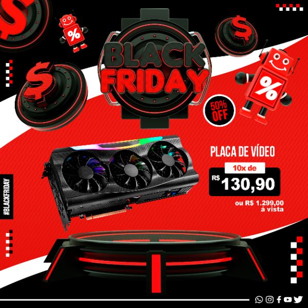 Black Friday Social Mídia PSD Editável