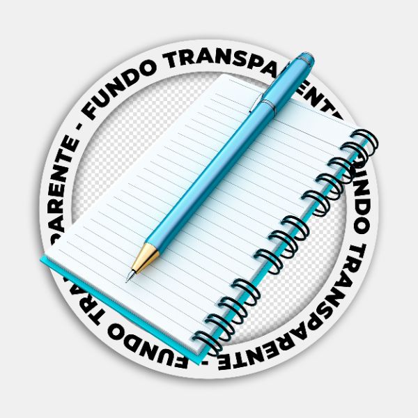 CADERNO DE ANOTAÇÕES | IMAGEM SEM FUNDO | PSD EDITÁVEL