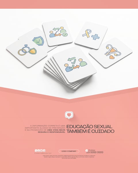 CAMPANHA DE CONSCIENTIZAÇÃO EDUCAÇÃO SEXUAL SOCIAL MEDIA PSD EDITÁVEL 4