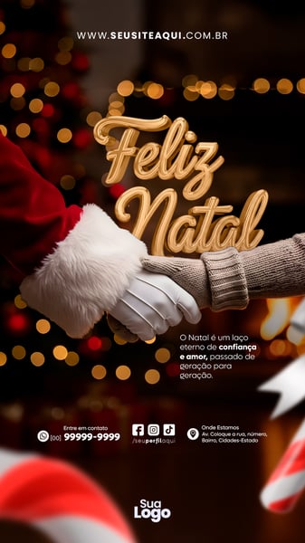 STORY FELIZ NATAL BOA FESTAS 25 DE DEZEMBRO SOCIAL MEDIA PSD EDITÁVEL 4