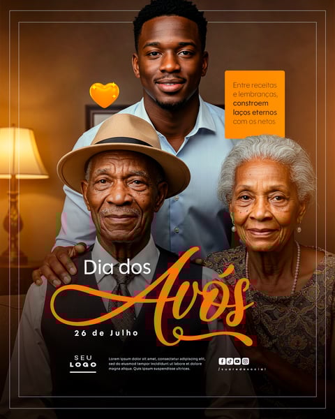 DIA DOS AVÓS 26 DE JULHO SOCIAL MEDIA PSD EDITÁVEL 10