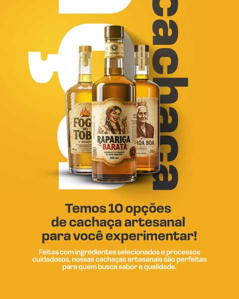 DISTRIBUIDORA DE BEBIDAS  TEMOS 10 OPÇÕES DE CACHAÇA