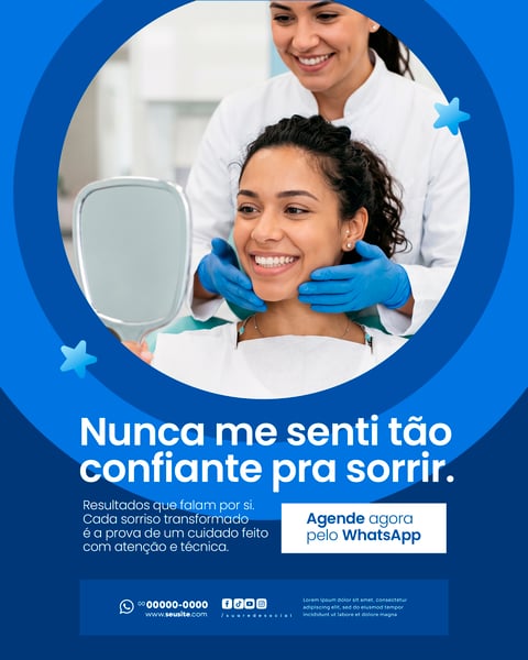 CLÍNICA ODONTOLÓGICA SOCIAL MEDIA PSD EDITÁVEL 4