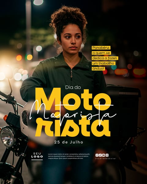 DIA DO MOTORISTA 25 DE JULHO SOCIAL MEDIA PSD EDITÁVEL FEED 3